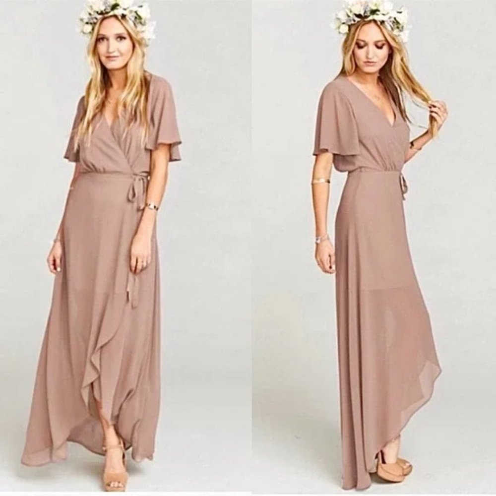 Show Me Your Mumu Sophia Wrap Maxi Dress Large